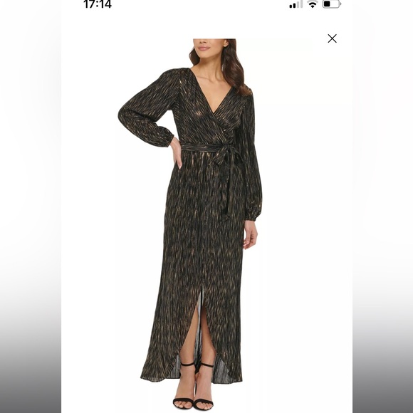 navy blue maxi dress long sleeves Dusk Serenade Maxi Dress Navy/Yellow / M main image 0